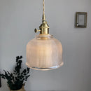 Helnys Modern Glass LED Pendant Light Fixture for Home Decor