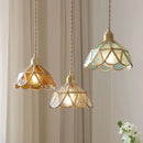 Helnys Nordic Modern LED Glass Pendant Light Adjustable Hanging Lamp