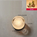 Helnys Nordic LED Wall Light Acrylic Lampshade for Bathroom Mirror Living Room