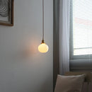 Helnys Glass Ball LED Pendant Chandelier – Nordic Modern Hanging Light for Bedroom, Living & Dining Room