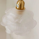 Helnys Flower Design LED Wall Light Glass Antique Gold Modern Bedside Lamp