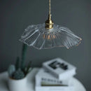 Helnys Lotus Leaf Flower Glass Pendant Lamp - Nordic Modern Hanging Lights