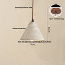 Helnys Yellow Travertine LED Pendant Lights - Nordic Modern Hang Lamp