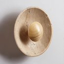 Helnys Retro Loft LED Wall Lamp Sconce Yellow Travertine Stone Stair Light Fixtures