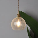 Helnys Clear Glass LED Pendant Light Fixture - Nordic Modern Hanging Lights