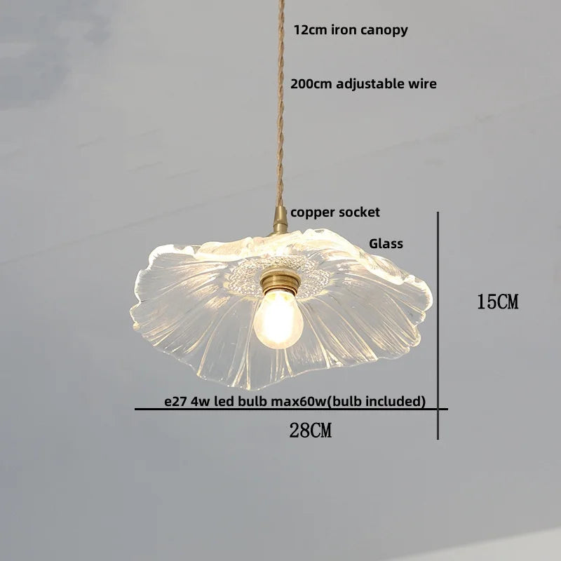 Helnys Brass Glass LED Pendant Lights Modern Nordic Hanging Lamparas Colgante