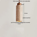 Helnys Wood Cement Mountain LED Pendant Light - Nordic Modern Hang Lamp