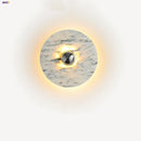 Helnys Marble LED Wall Sconce Round Modern Indoor Decor Light