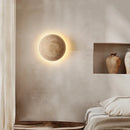 Helnys Yellow Travertine LED Wall Lamp for Living Room, Stair, Bathroom