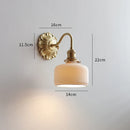 Helnys Ceramic LED Wall Lights Japan Modern Home Decor Sconce Murale