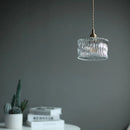 Helnys Nordic Glass LED Pendant Light for Dining Room and Bedside