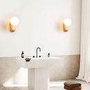 Helnys Yellow Travertine LED Wall Lamp Modern Stair Light for Home Decor