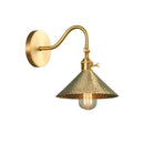 Helnys Copper LED Wall Lights with Pull Chain Switch for Indoor Home Lighting