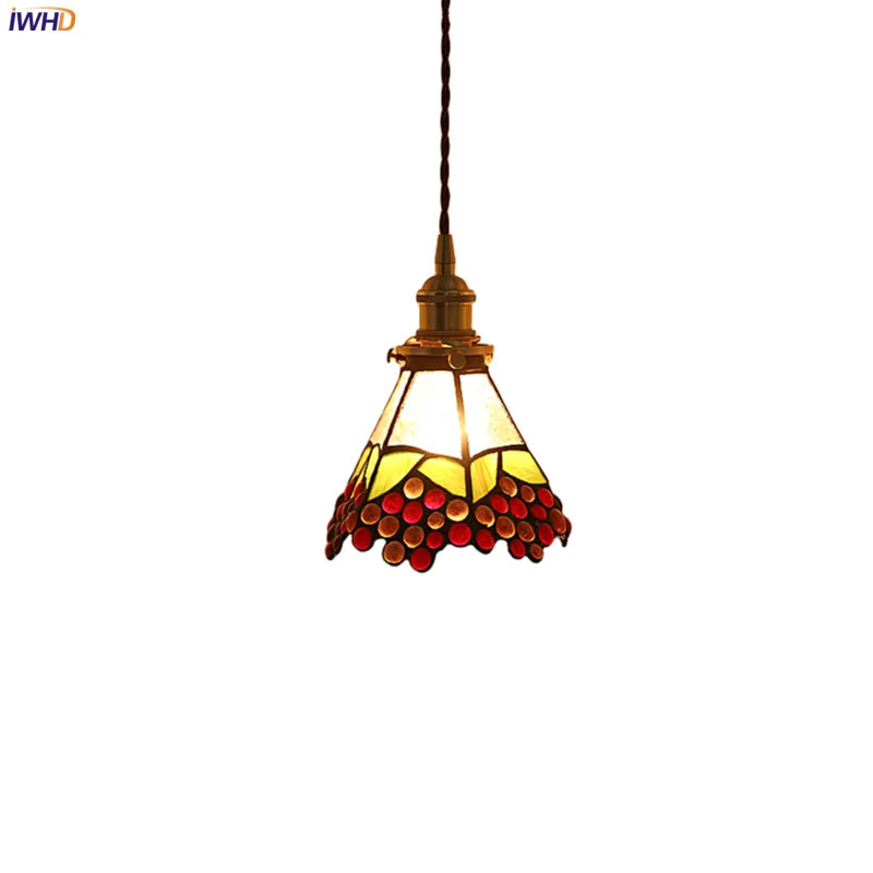 Helnys Glass Shade LED Pendant Light for Modern Indoor Decor