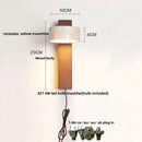 Helnys Wood Canopy LED Wall Light - Japan Style Bedside Lamp