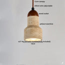 Helnys Yellow Travertine LED Pendant Lights - Nordic Modern Handing Lamp for Home
