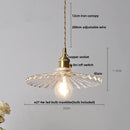 Helnys Flower Glass LED Pendant Light for Modern Ambient Living Dining Room