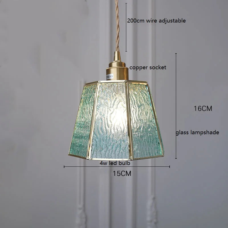 Helnys Nordic Glass LED Pendant Lights - Modern Indoor Decor Fixture