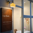 Helnys Copper LED Wall Lights with Pull Chain Switch - Modern Nordic Style