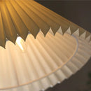 Helnys White Cloth LED Pendant Lights Japan Style Hanging Lamp