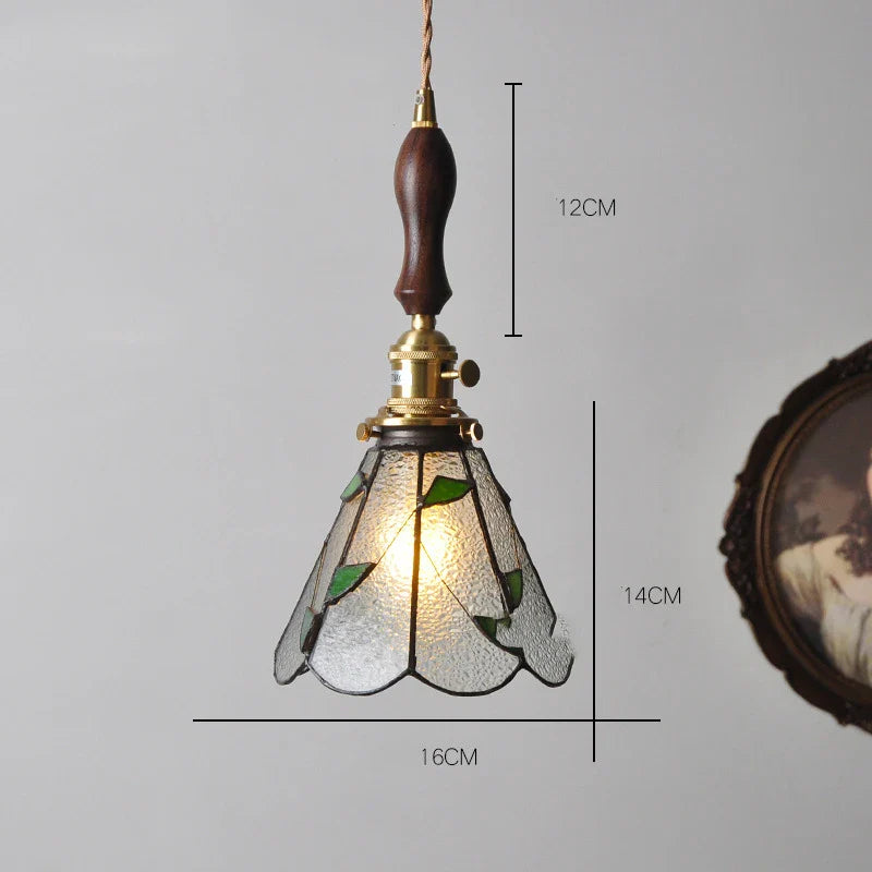 Helnys Modern Nordic Glass Copper LED Pendant Lights for Dining Room & Bedroom