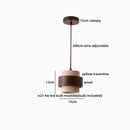 Helnys Yellow Travertine LED Pendant Light for Bedroom and Balcony