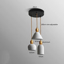 Helnys Walnut Ceramic LED Pendant Lights - Modern Nordic Style for Home & Commercial Lighting