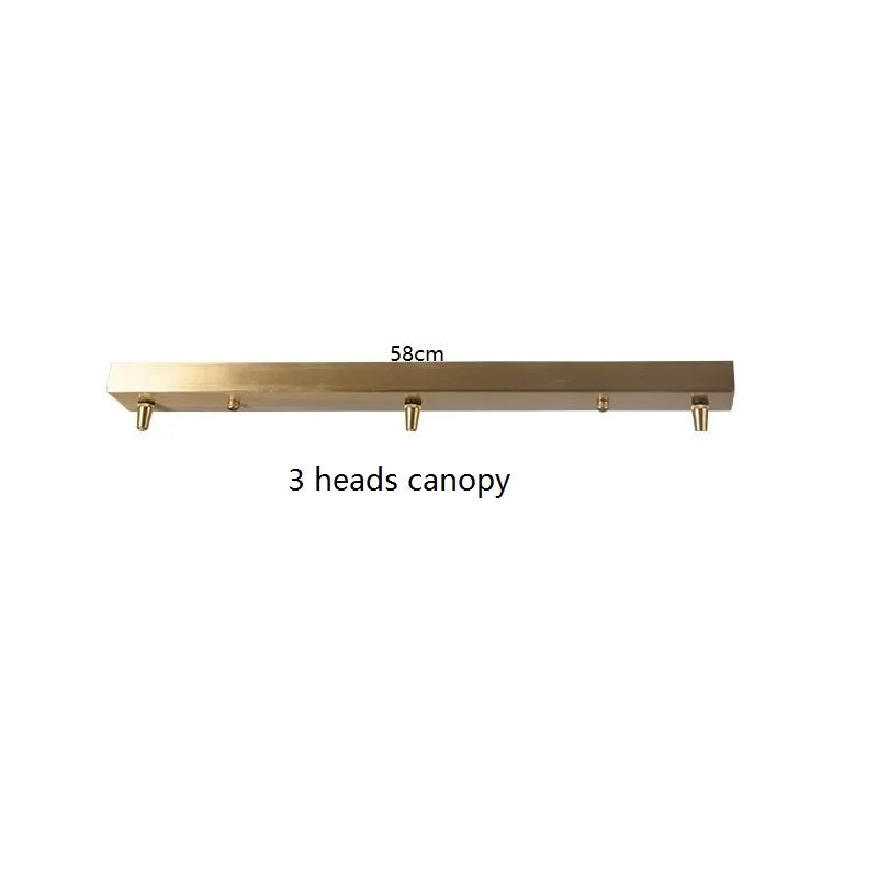 Helnys Yellow Cave LED Pendant Light - Modern Nordic Copper Socket Hanglamp