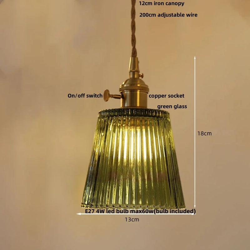 Helnys Glass LED Pendant Lamp Modern Minimalism Hanging Lights
