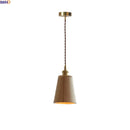 Helnys Vintage Industrial Ash Wood LED Pendant Lights