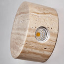 Helnys Modern Nordic Travertine Stone Wall Sconce LED Wall Light for Coffee Corridor