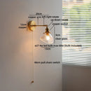 Helnys LED Wall Sconce Clear Glass Luxury Stair Light Wandlamp