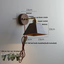 Helnys Nordic Wood LED Wall Sconce Up Down Rotate Stair Light