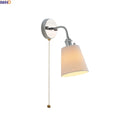 Helnys Ceramic LED Wall Light Luxury Indoor Living Room Balcony Decor Bedside Lamp