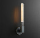 Helnys Copper Glass LED Wall Lamp Sconce for Bedroom Living Room