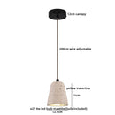 Helnys Yellow Travertine Stone Pendant Lamp - Modern Nordic Hanging Lights