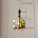 Helnys Glass LED Hanging Light Copper Socket Modern Pendant Lamp