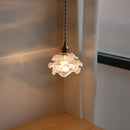 Helnys Flower Glass LED Chandelier Pendant Light - Modern Kitchen Island Hanging Lamp