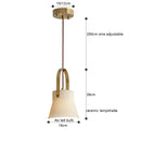 Helnys Ceramic LED Pendant Light - Japanese Style Nordic Hanging Fixture