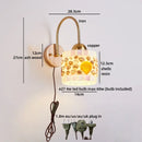 Helnys Shells Resin LED Wall Lamp for Indoor Bedroom Decor & Stair Light