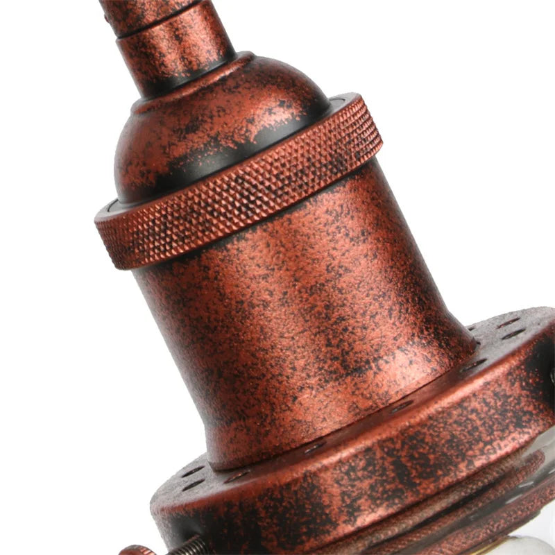 Helnys Clear Glass Iron LED Wall Lamps Stair Light Fixtures Rustic Industrial Vintage