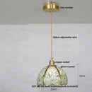 Helnys Crystal Glass LED Pendant Lamp - Adjustable Nordic Modern Luxury Hanging Lights