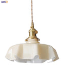 Helnys Yellow Glass LED Pendant Light Fixture | Nordic Modern Home Decor Bar Hotel