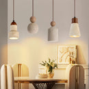 Helnys Yellow Travertine LED Pendant Lights - Nordic Modern Handing Lamp for Home