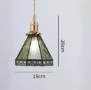 Helnys Big Glass Pendant Lights for Bedroom Dinning Living Room