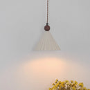 Helnys Minimalism LED Pendant Lamp Ceramic Wood Hanging Light Fixture