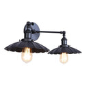 Helnys 2-heads Loft LED Wall Lights Stair Bedside Lamp Industrial Style