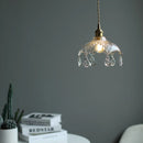 Helnys LED Glass Pendant Lights Adjustable Indoor Home Decor Hang Lamp