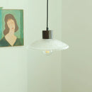 Helnys Glass LED Pendant Light Japan Style Wood Hanging Lamp