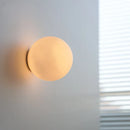 Helnys White Marble Ball LED Wall Sconce - Nordic Modern Stair Light Fixtures